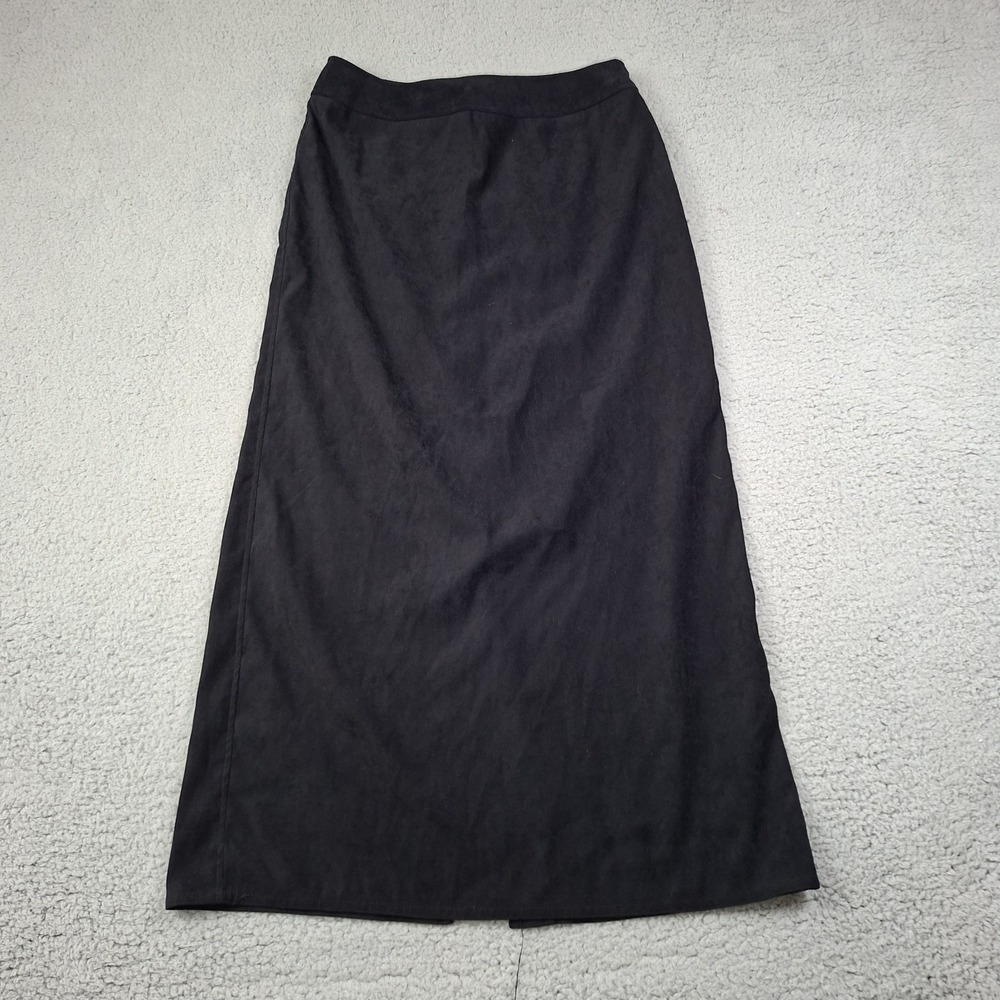 Vintage Talbots Skirt 8 Black Maxi Pencil Career Office Work Classic Cocktail